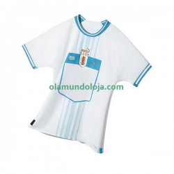 Camisola Uruguai Homem Equipamento Segundo Copa do Mundo 2022 Manga Curta